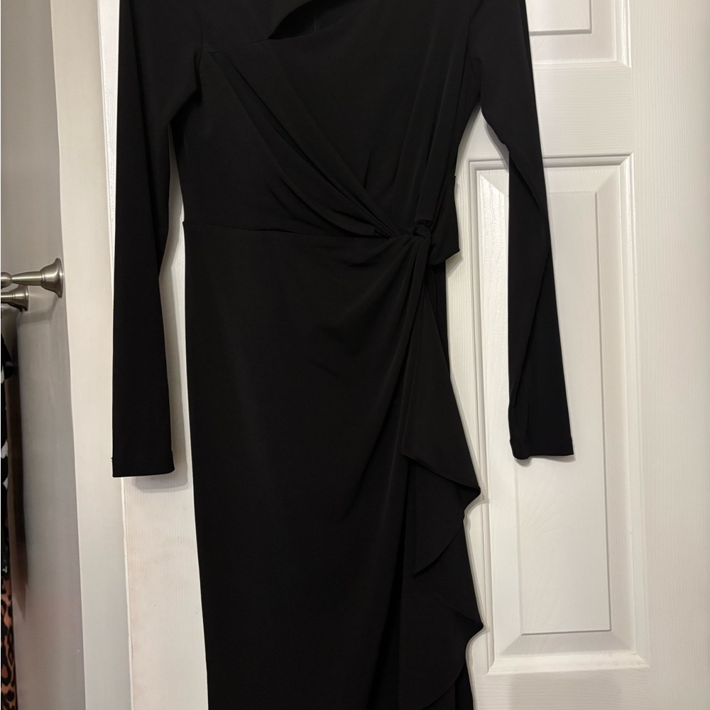 Catherine Malandrino Black Long Sleeve Dress